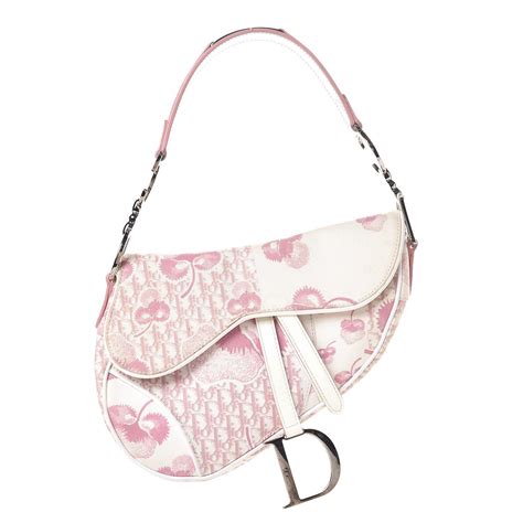 dior monogram floral saddle bag|designer saddle bag.